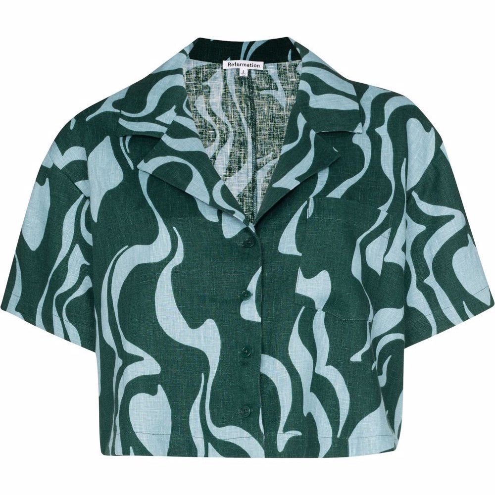 Reformation Linen Shirt NWT - Picture 2 of 4